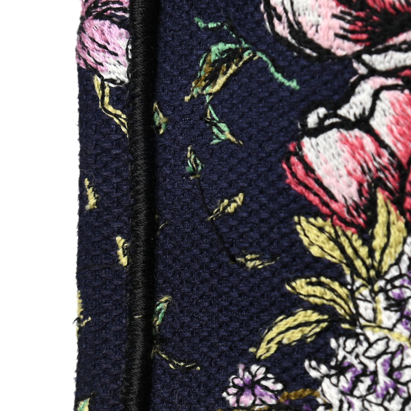 Canvas Embroidered D-Constellation Book Tote Blue Multicolor