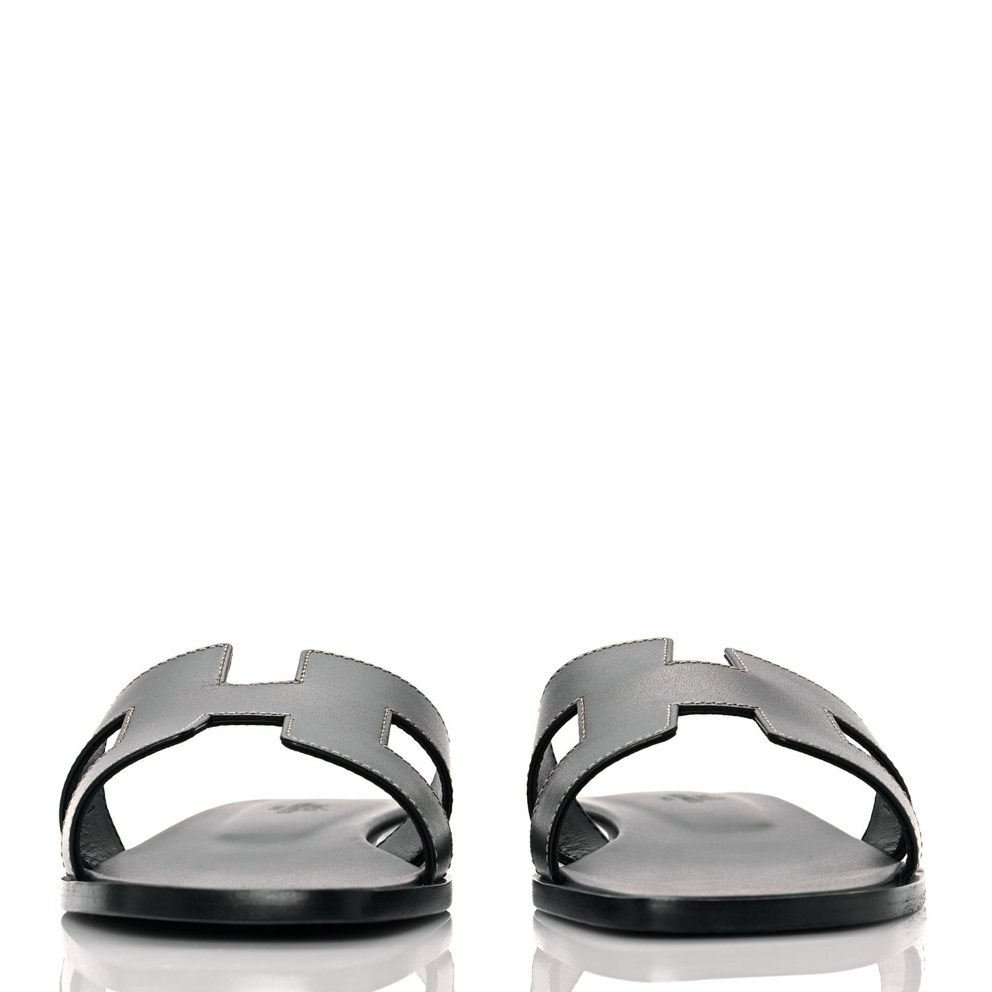Box Calfskin Oran Sandals 39.5 Black