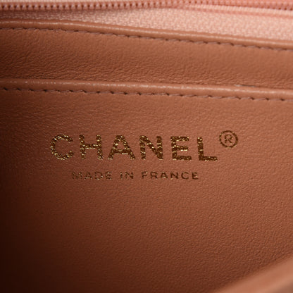 Chanel Caviar Quilted Mini Square Flap Pink 8 of 9