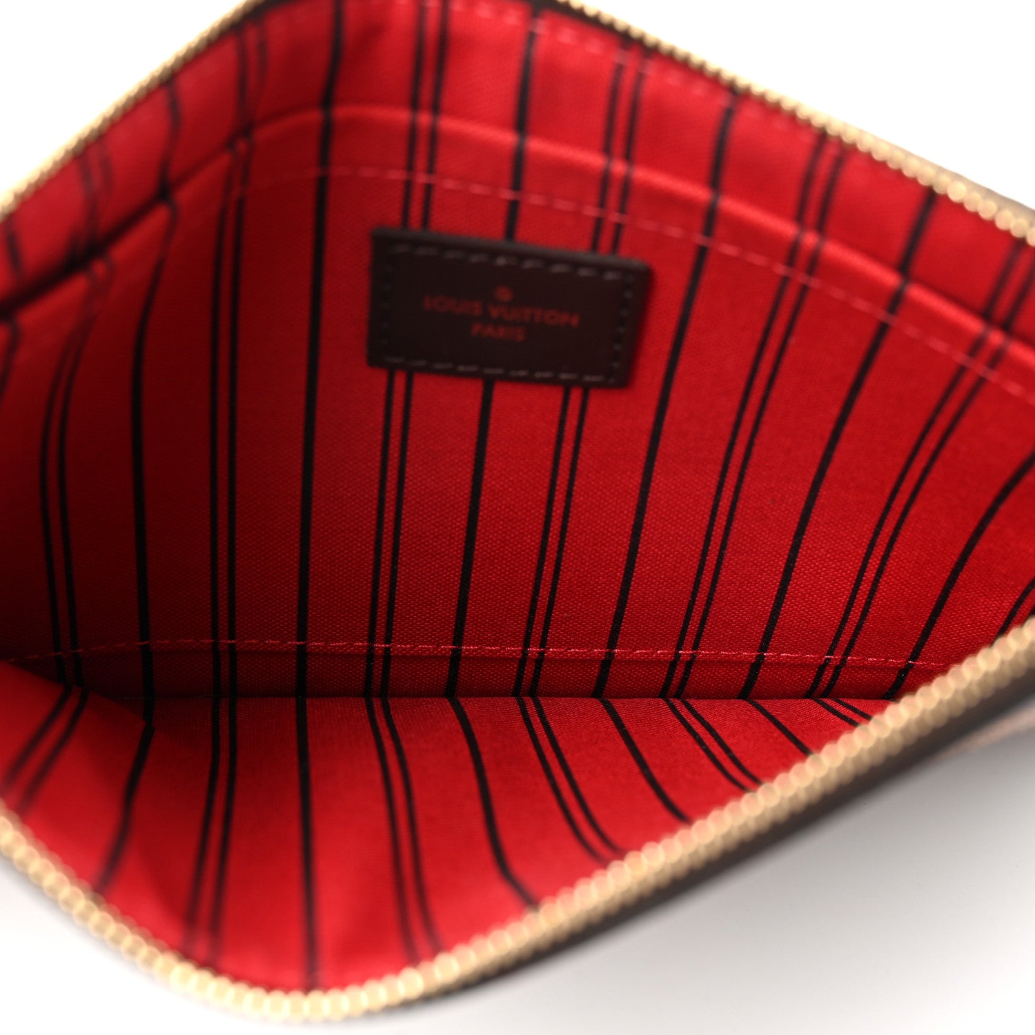 Louis Vuitton Damier Ebene Neverfull MM GM Pochette 5 of 6