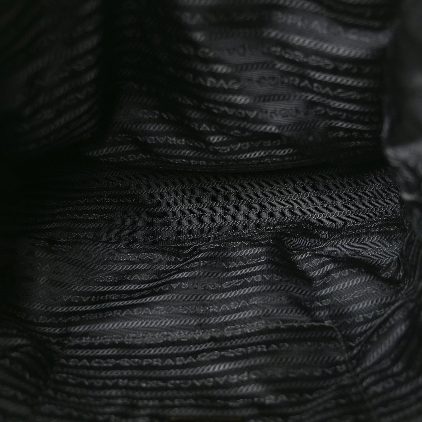 Tessuto Nylon Saffiano Tote Black