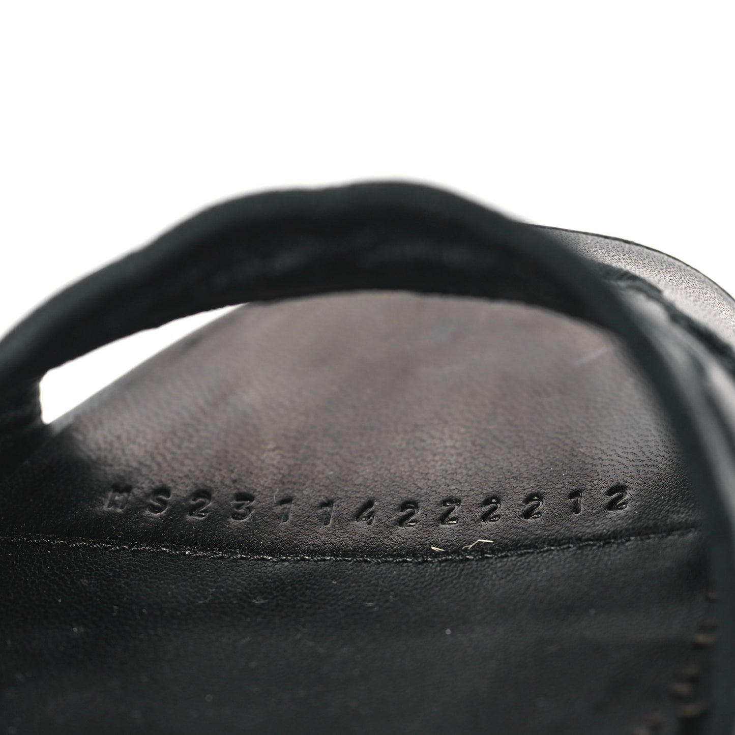 Lambskin Embroidered Gwladys Sandals 37.5 Black