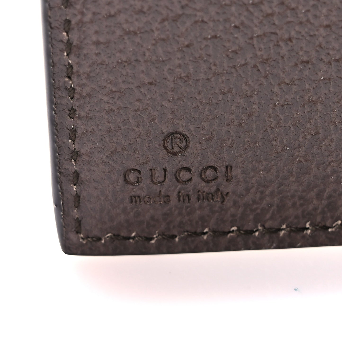 GG Supreme Monogram Web Ophidia French Flap Wallet Beige New Acero