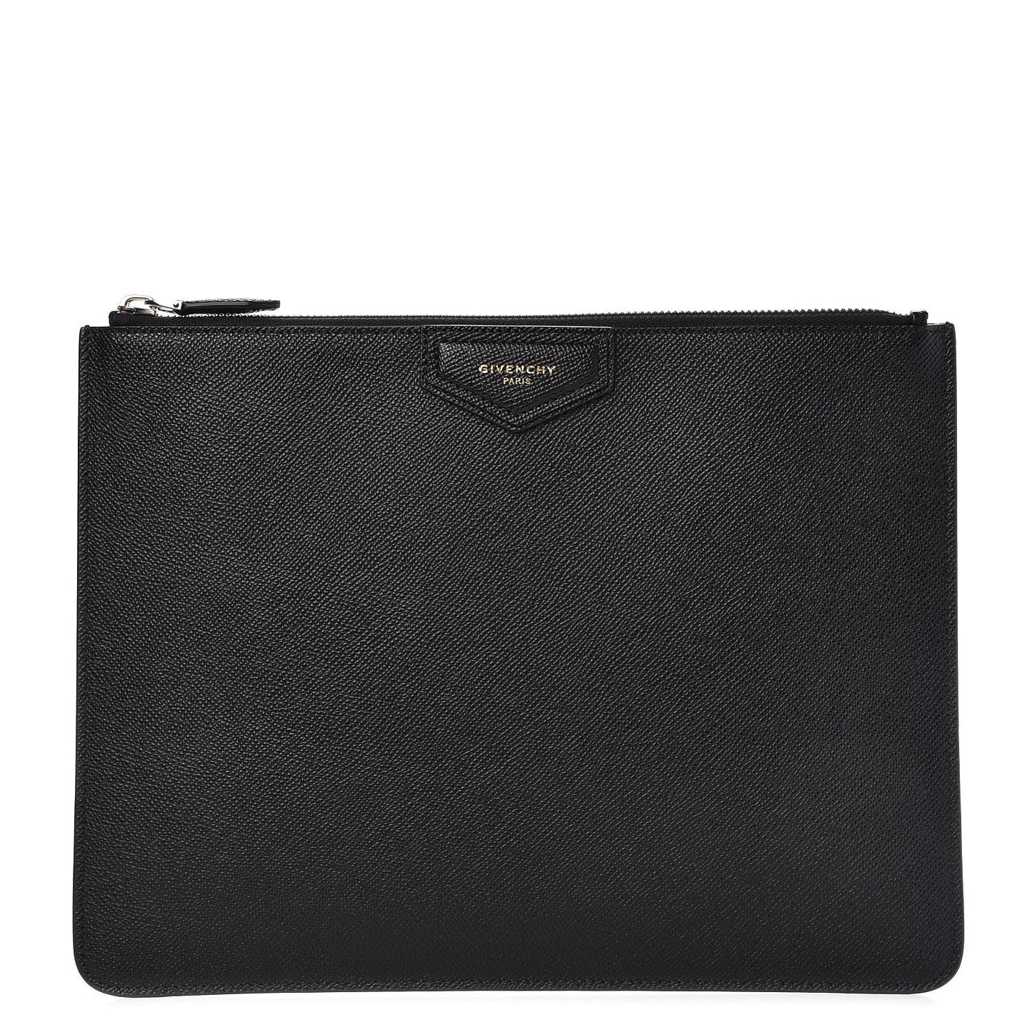 Sugar Goatskin Large Antigona Pouch Black