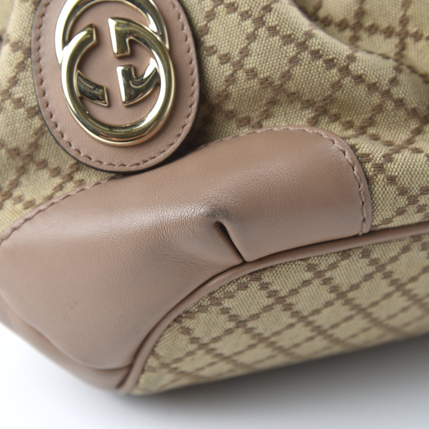 Gucci Diamante Medium Sukey Top Handle Bag Beige Pink 13 of 14