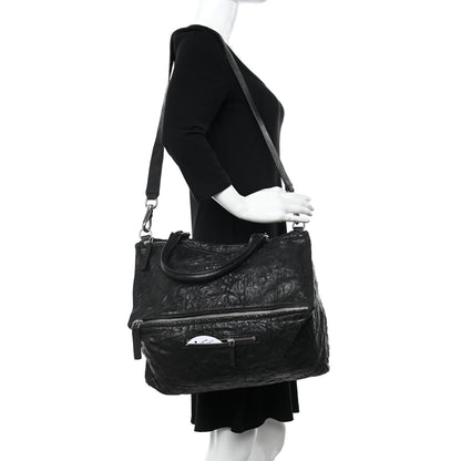 Givenchy Tumbled Sheepskin Large Pandora Black 2 of 19