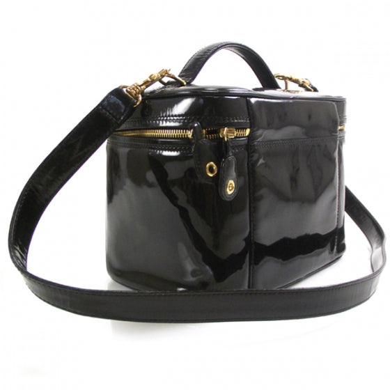 Chanel Patent Vanity Cosmetic Case Black 4 of 11