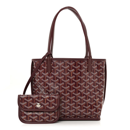Goyard Goyardine Reversible Mini Anjou Burgundy 4 of 23