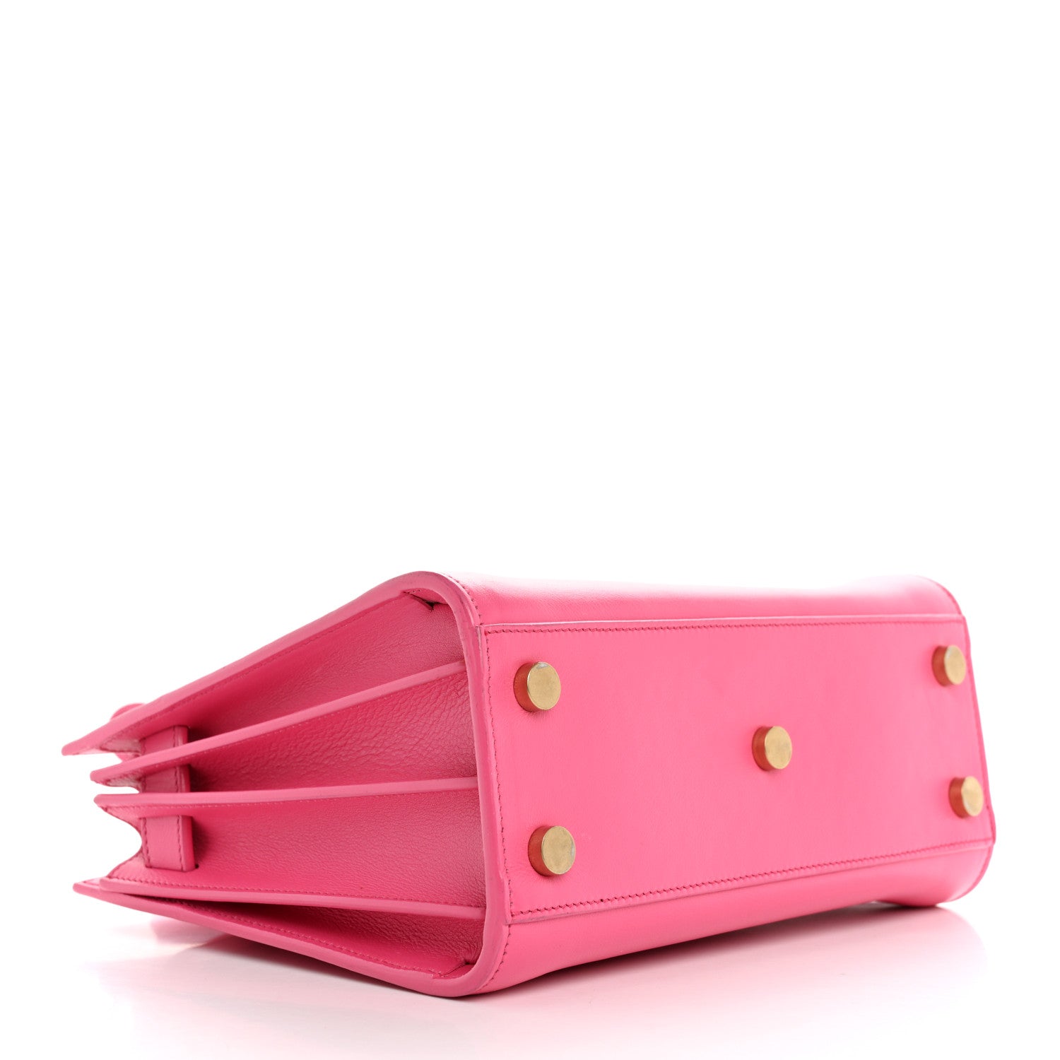 Saint Laurent Calfskin Nano Sac De Jour Lipstick Fuchsia 4 of 16