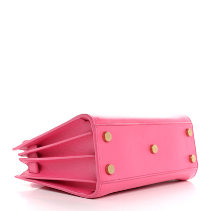 Saint Laurent Calfskin Nano Sac De Jour Lipstick Fuchsia 4 of 16