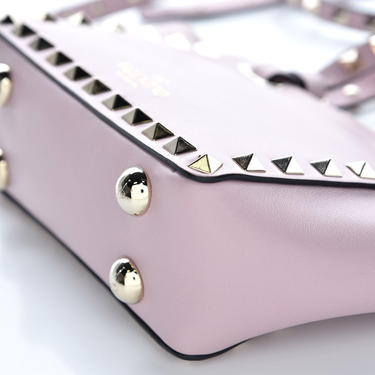 Valentino Garavani Vitello Micro Rockstud Tote Cipria 11 of 12