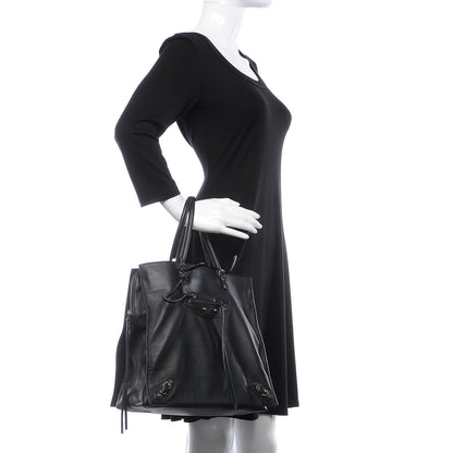 Balenciaga Veau Papier Tote Black 2 of 11