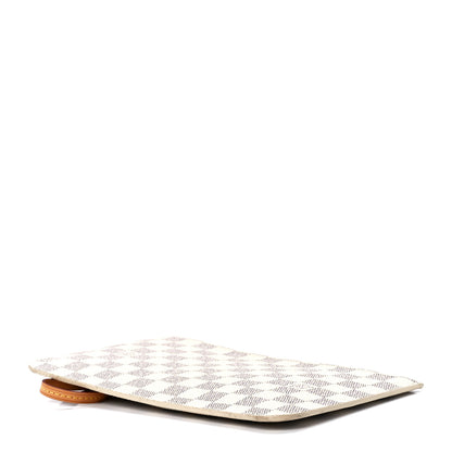 Louis Vuitton Damier Azur Neverfull MM GM Pochette Rose Ballerine 9 of 11