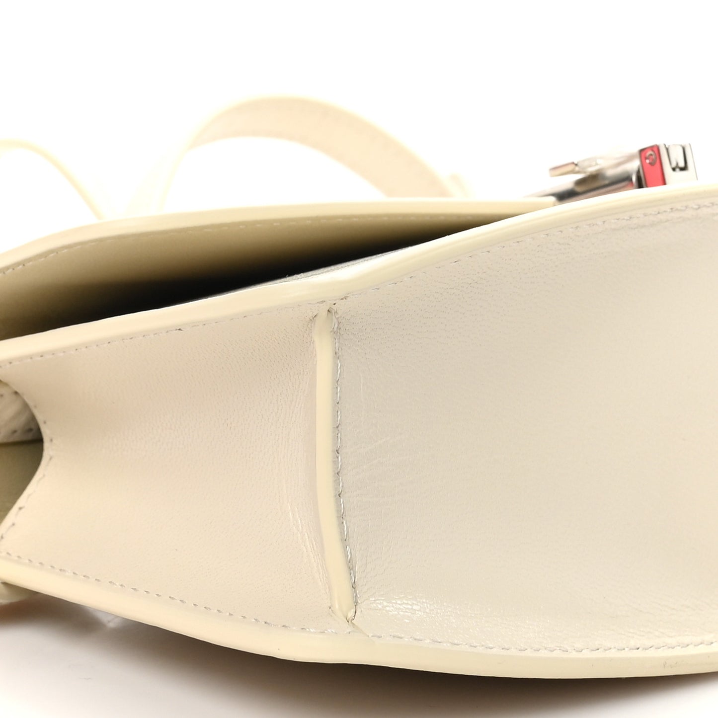 Smooth Calfskin The Sofia E/W Crossbody Ivory