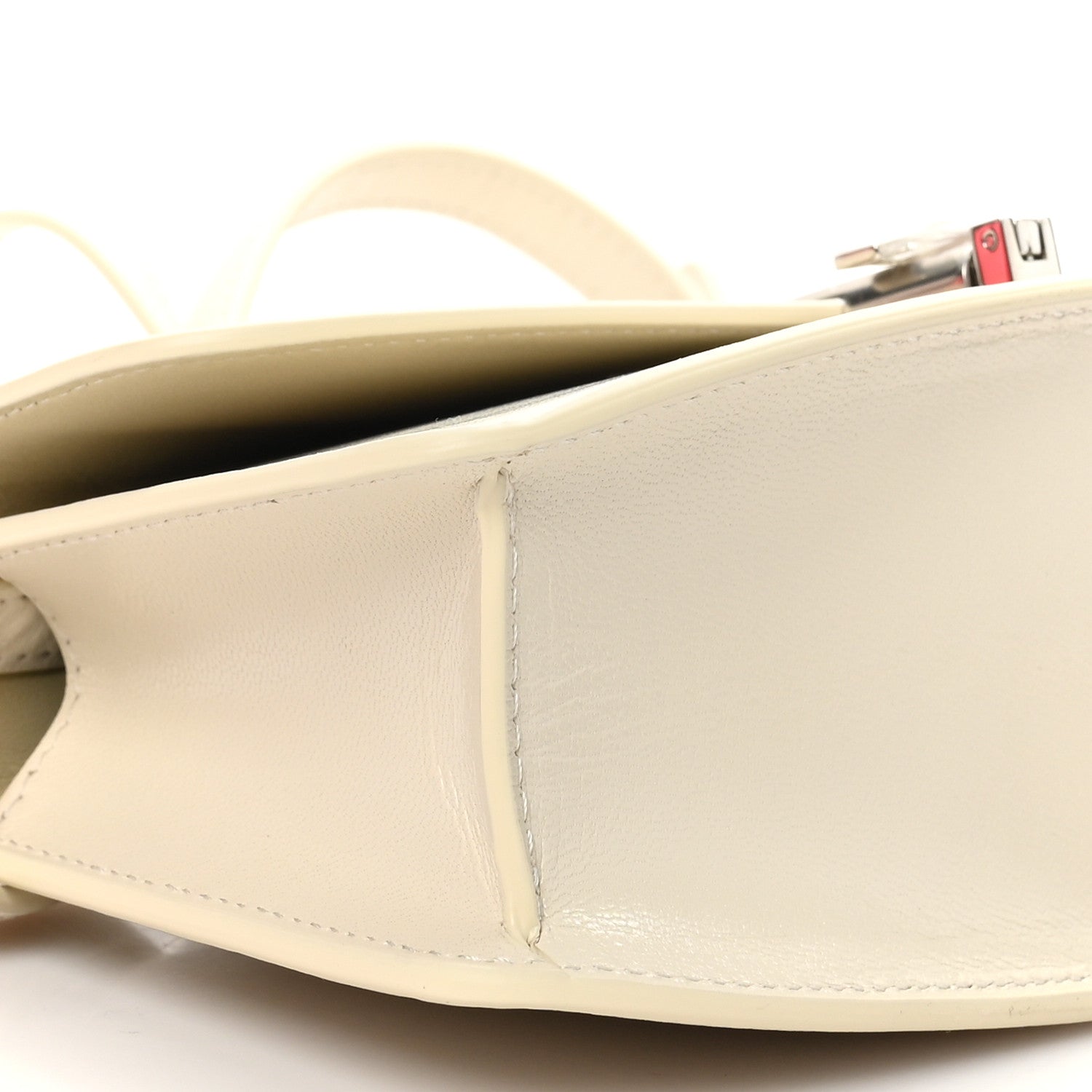 The Row Smooth Calfskin The Sofia E/W Crossbody Ivory 8 of 9