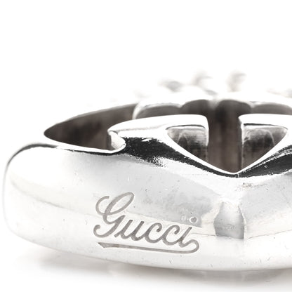 Gucci Sterling Silver Britt Heart Pendant Necklace 5 of 6