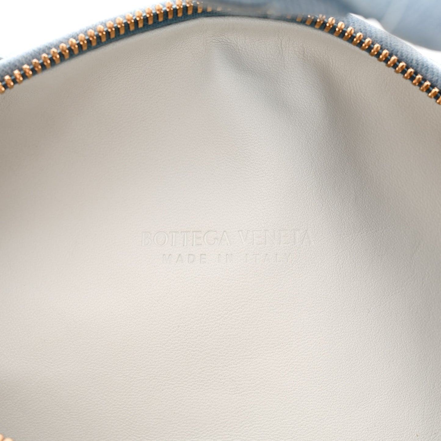 Nappa Denim Effect Intrecciato Teen Jodie Hobo Denim