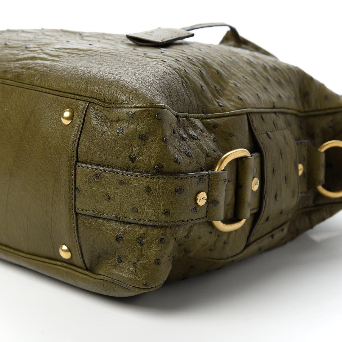 Ostrich Muse Messenger Bag Green