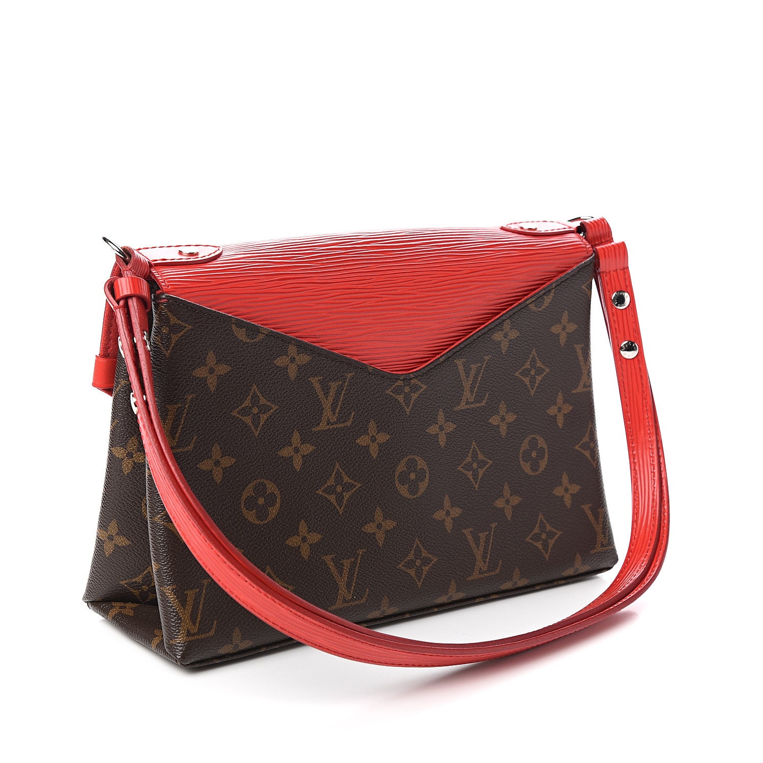 Louis Vuitton Monogram Epi Saint Michel Coquelicot 2 of 8