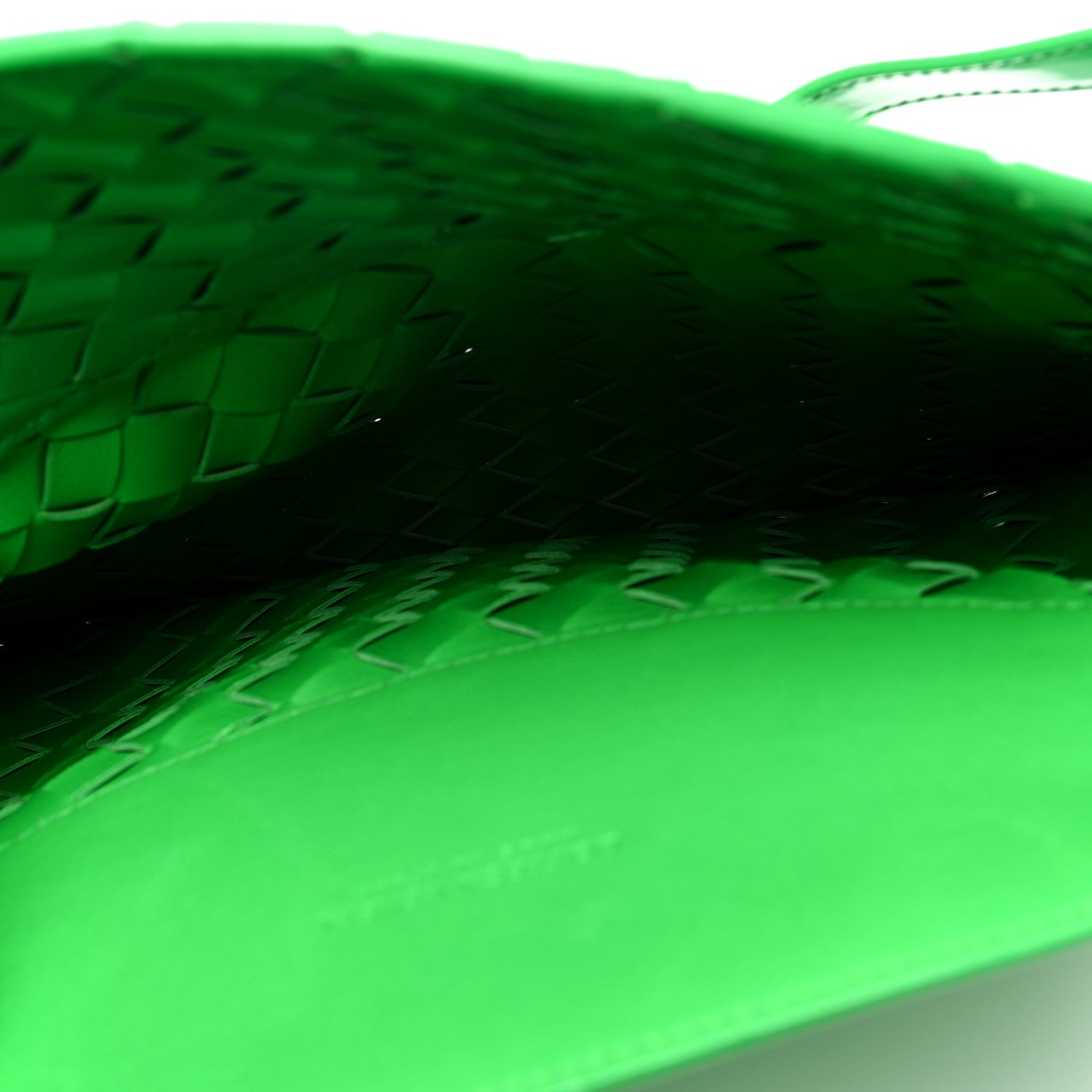 Bottega Veneta Brushed Calfskin Intrecciato Cradle Fold Over Shoulder Bag Parakeet 5 of 10