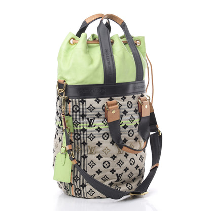 Louis Vuitton Fabric Jacquard Monogram Cheche Gypsy PM Vert 3 of 14