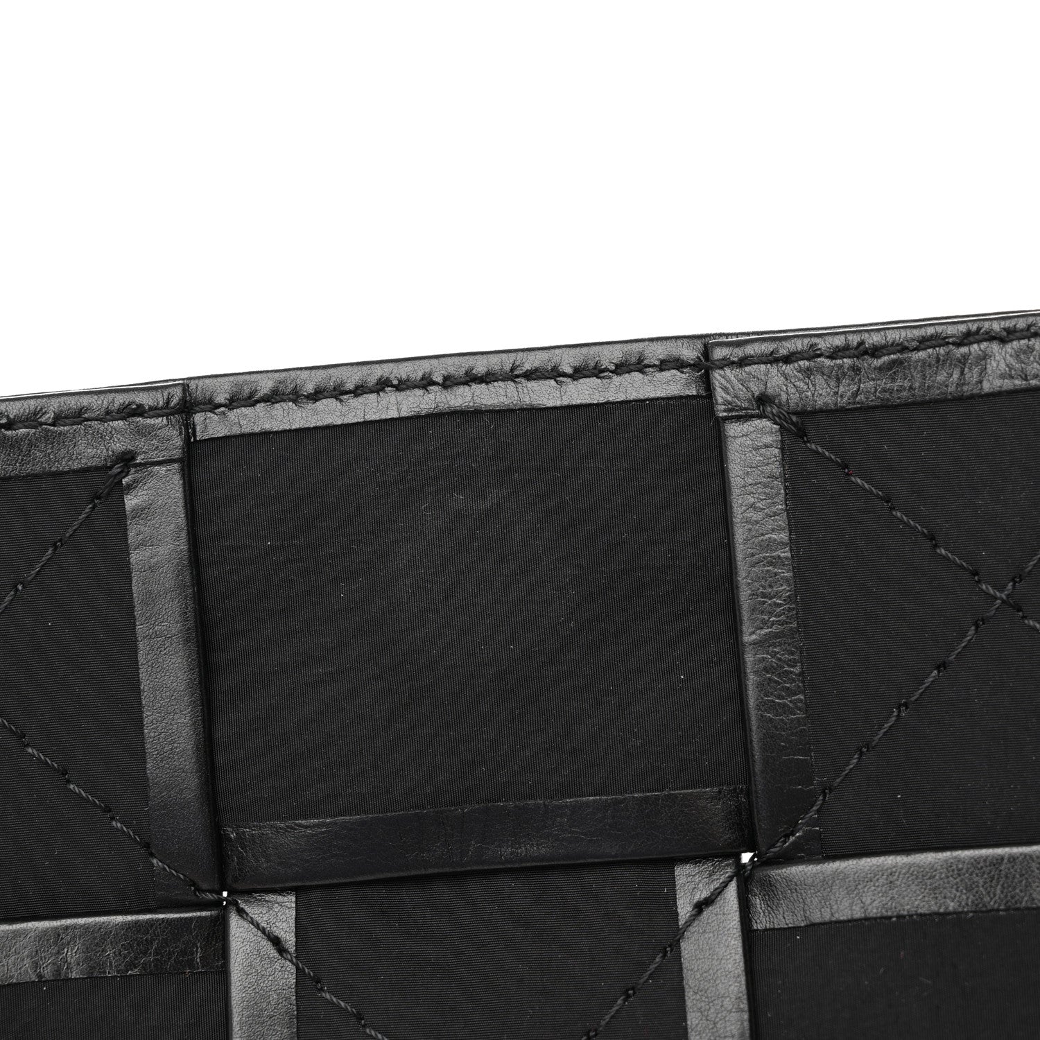 Bottega Veneta Paper Calfskin Maxi Intreccio Cassette Crossbody Bag Black 10 of 11