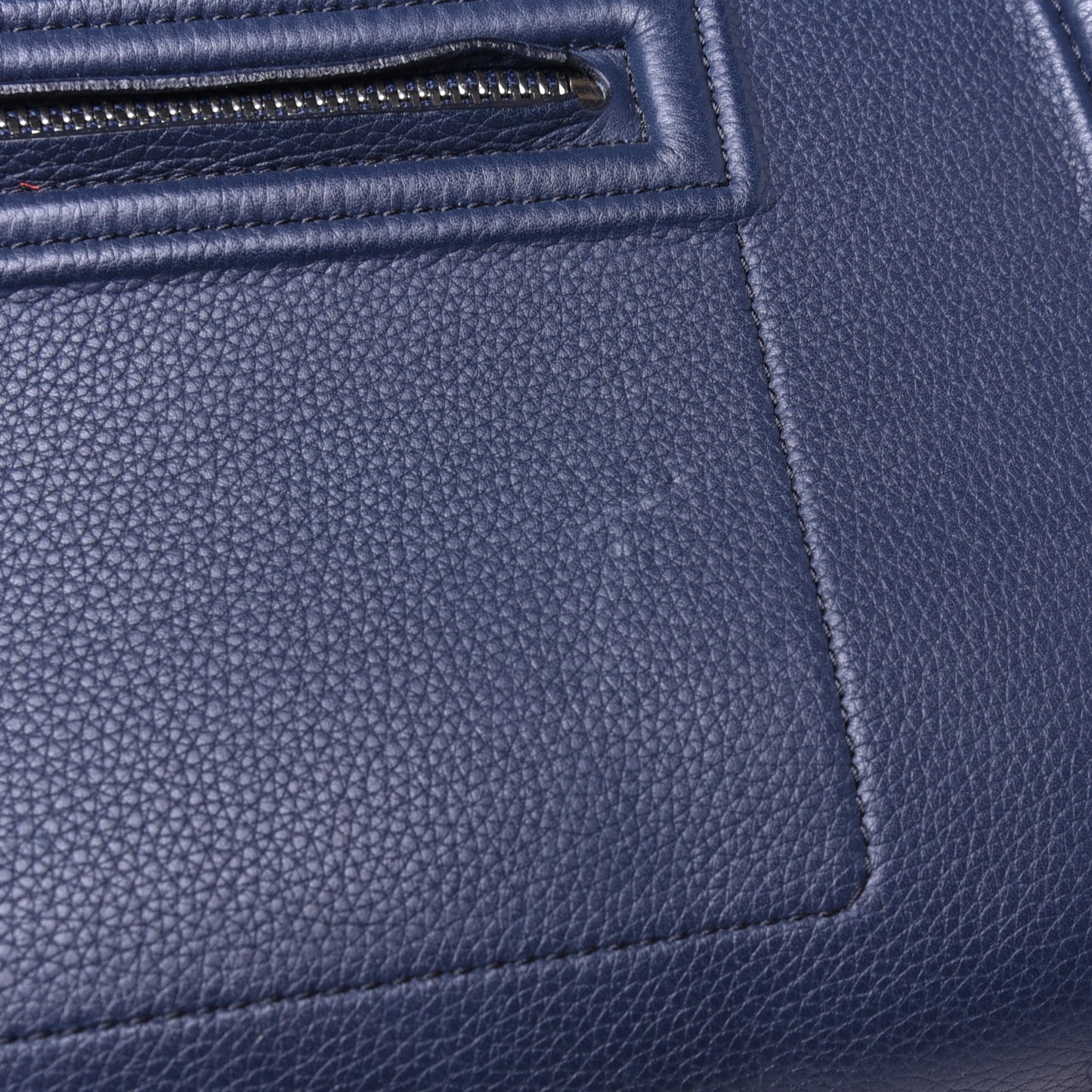 Baby Grained Calfskin Medium Phantom Luggage Steel Blue