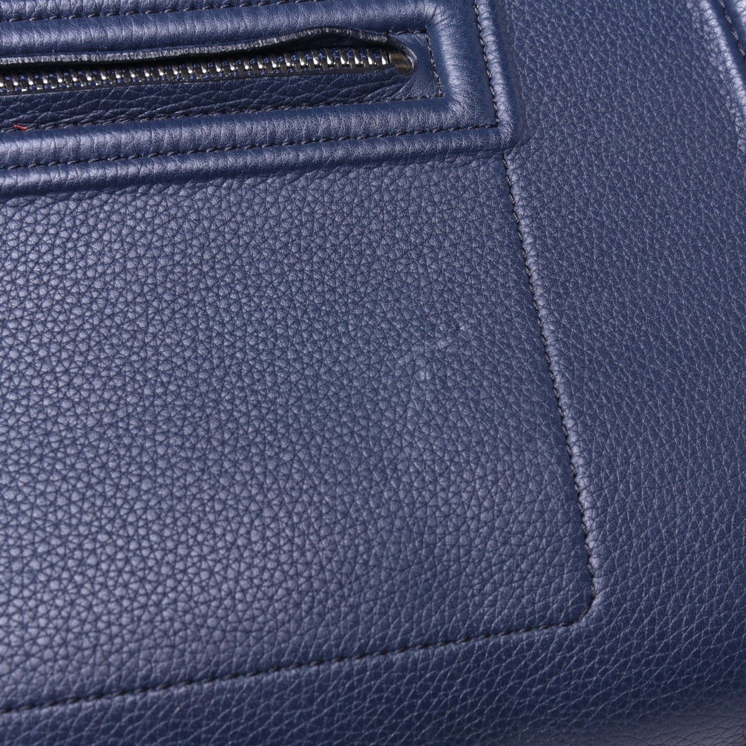 Celine Baby Grained Calfskin Medium Phantom Luggage Steel Blue 8 of 9