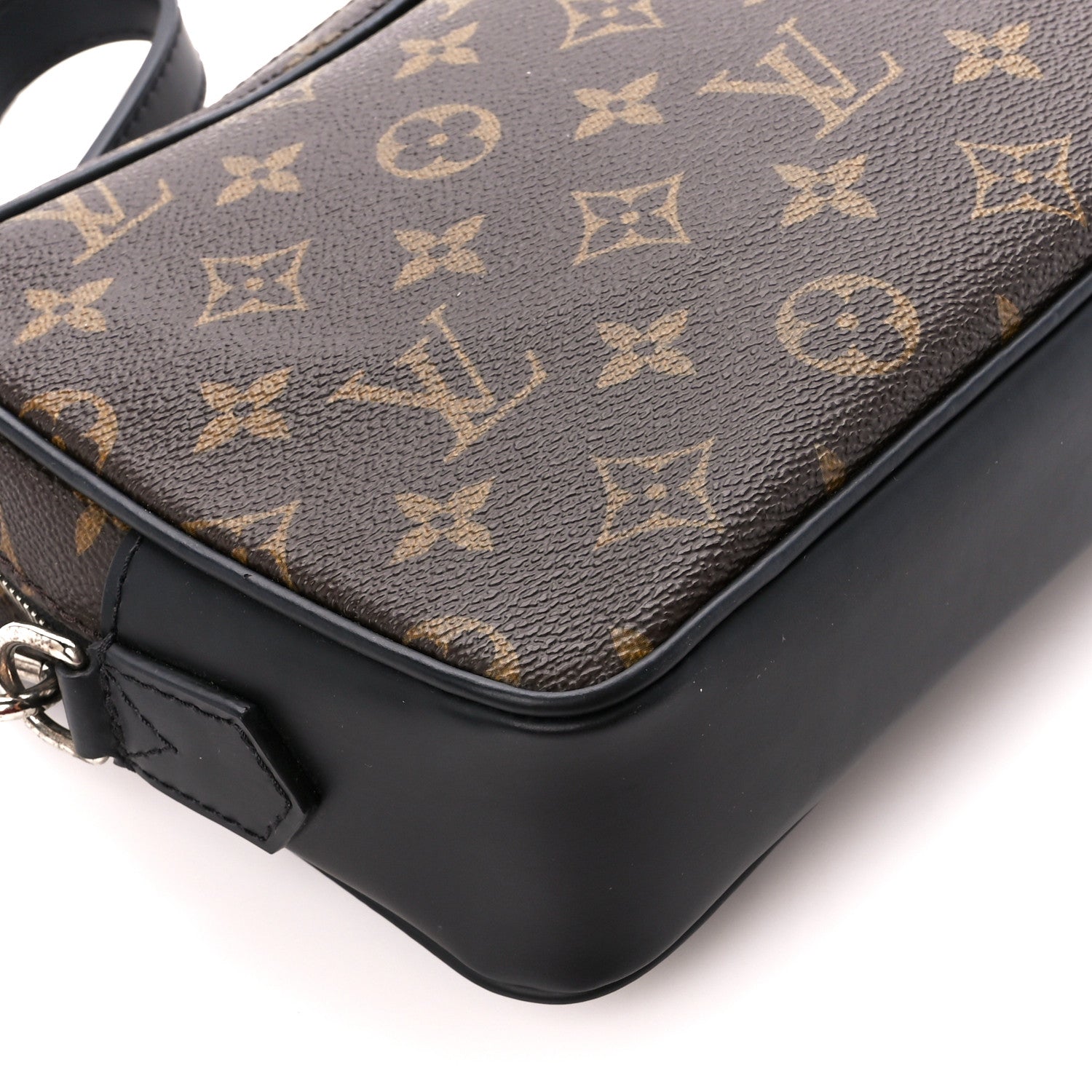 Louis Vuitton Monogram Macassar Kasai Clutch Black 9 of 10