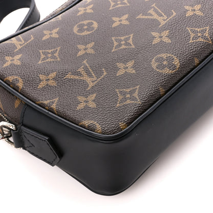Louis Vuitton Monogram Macassar Kasai Clutch Black 9 of 10