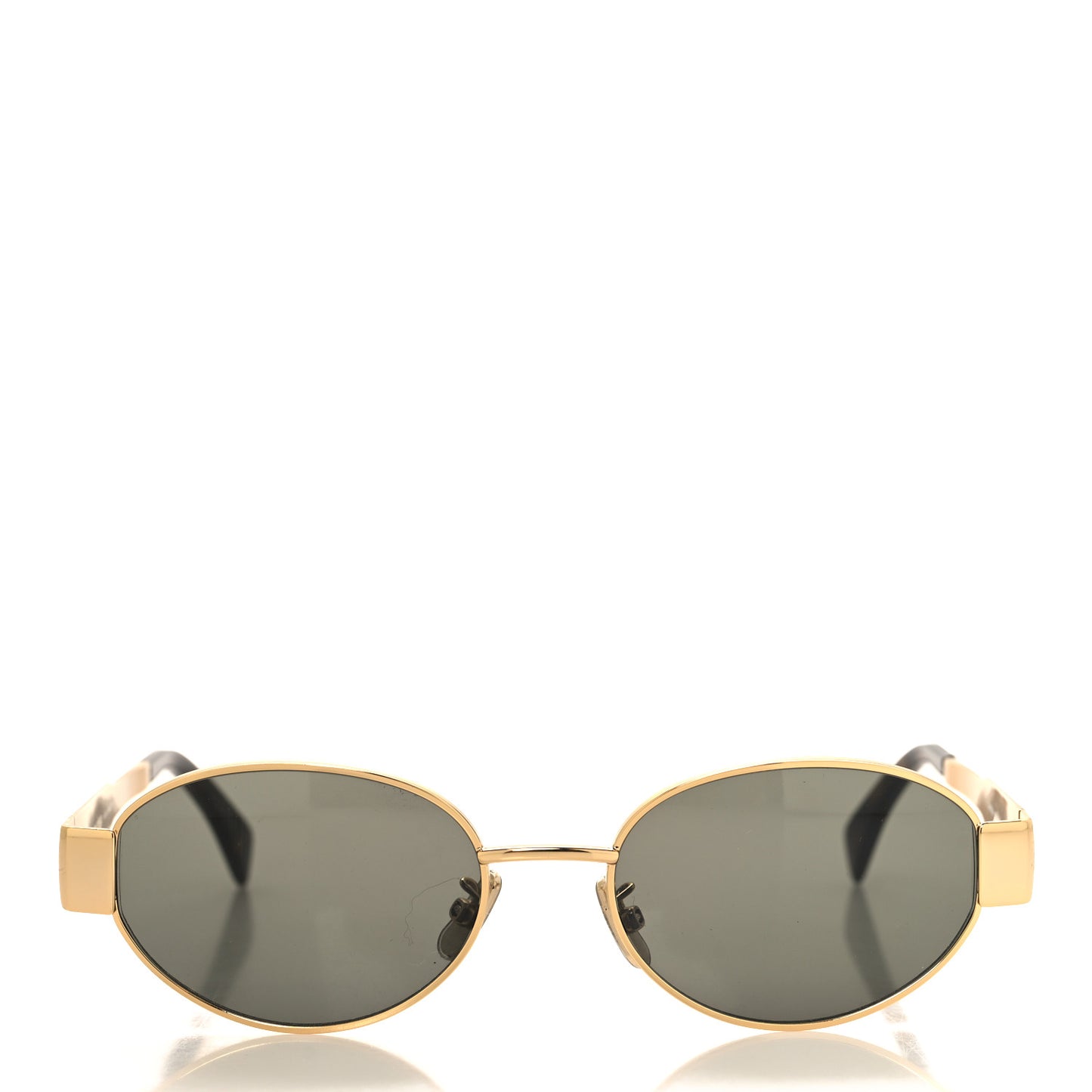 Metal Triomphe 01 Sunglasses CL40235U Gold Green