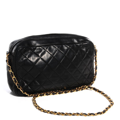 Chanel Lambskin Quilted Tassel Camera Case Black 3 of 8