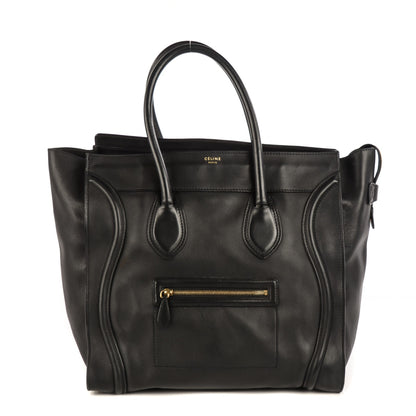 Celine Smooth Calfskin Medium Luggage Black 1 of 9