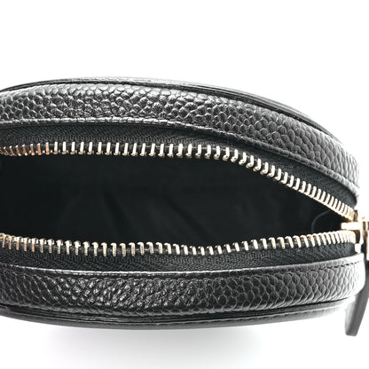 Chanel Caviar Quilted Filigree Zip Around Classic Coin Purse Black 5 of 7