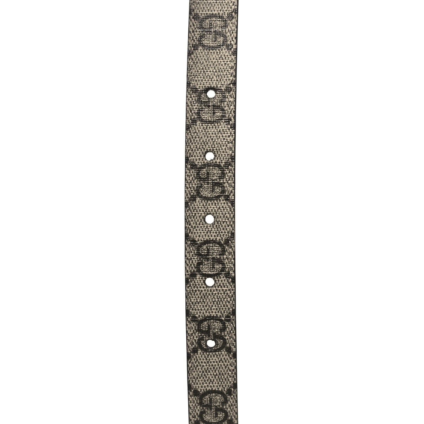 GG Supreme Monogram Plutone Calfskin Double G Reversible 37mm Belt 70 28 Beige Ebony New Acero