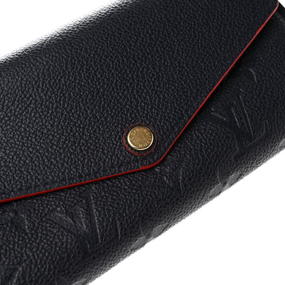 Louis Vuitton Empreinte Sarah Wallet NM Marine Rouge 9 of 11