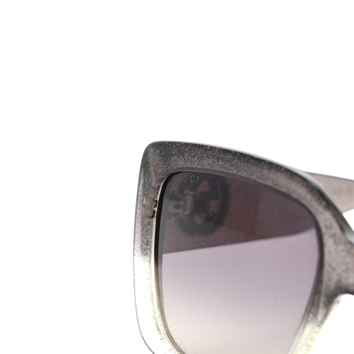 Glitter Square Optyl Sunglasses 3814/S Gray Silver