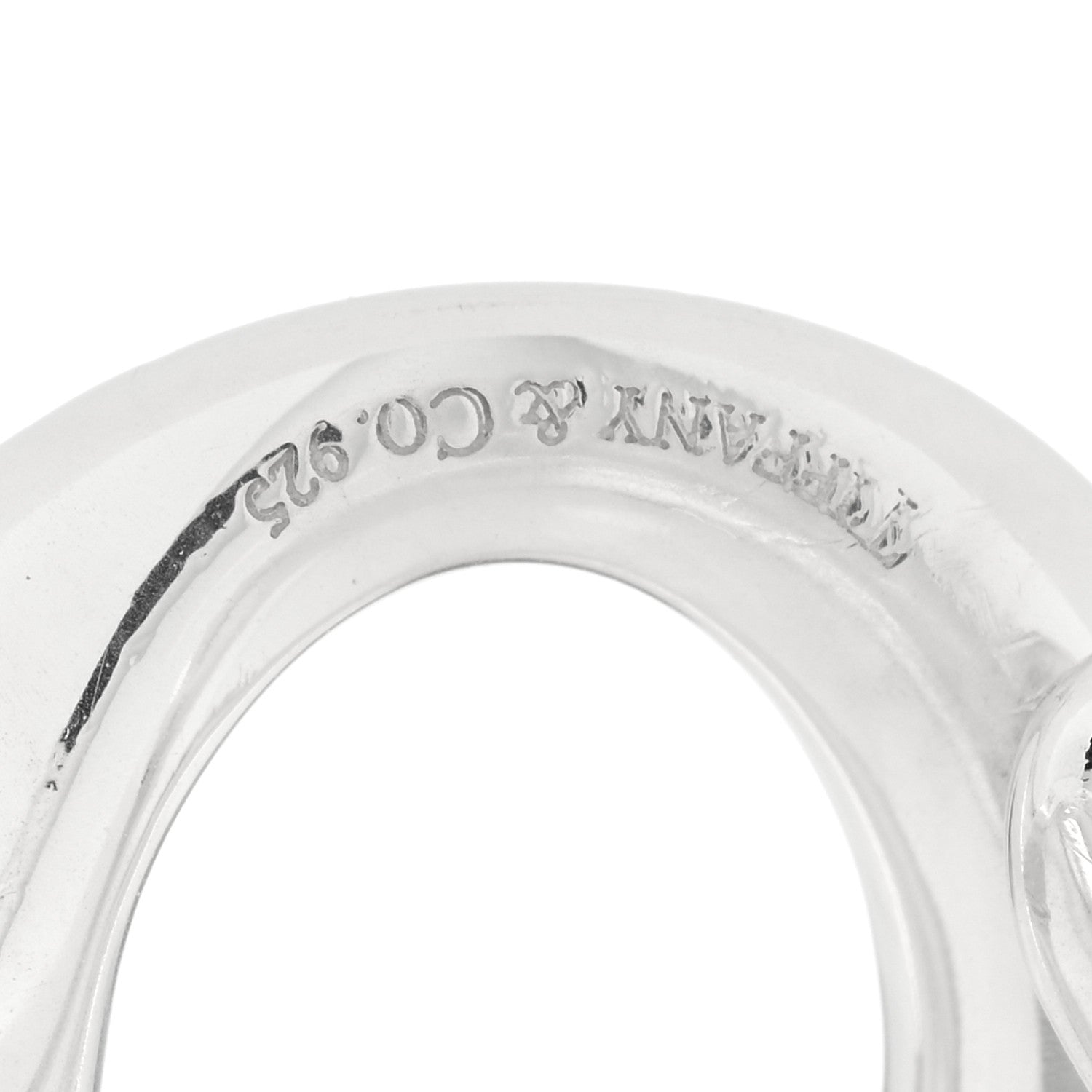 Tiffany Sterling Silver Elsa Peretti Sevillana Ring 48 4.5 5 of 5
