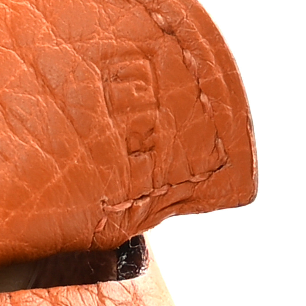Hermes Taurillon Clemence Evelyne PM Orange 7 of 9