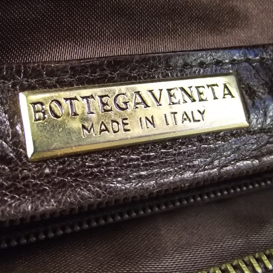Bottega Veneta Vintage Leather Shoulder Bag Brown 6 of 10