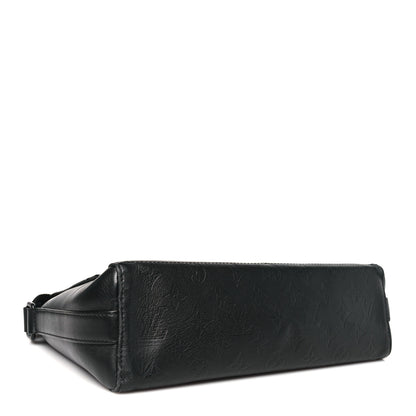 Louis Vuitton Calfskin Monogram Shadow Sprinter Messenger Black 4 of 9