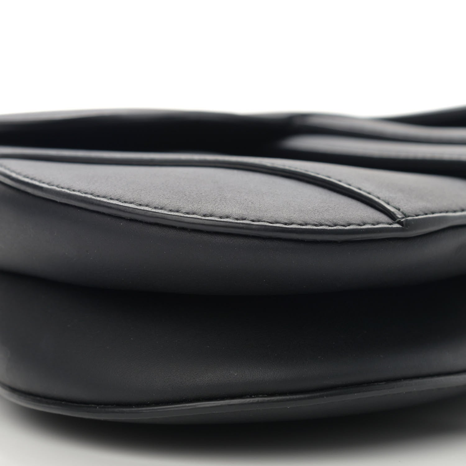 Christian Dior Ultra Matte Calfskin Mini Saddle Bag Black 8 of 9