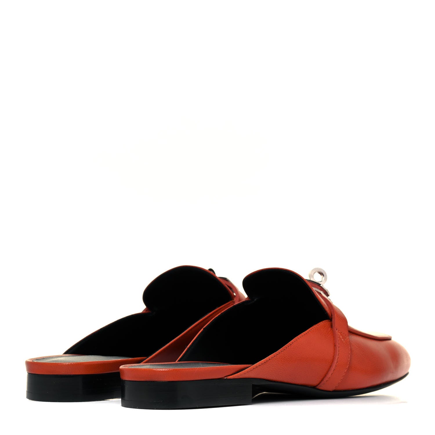 Hermes Goatskin Oz Mules 38 4 of 9