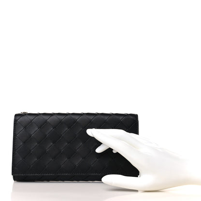 Bottega Veneta Nappa Intrecciato Wallet Black 2 of 7