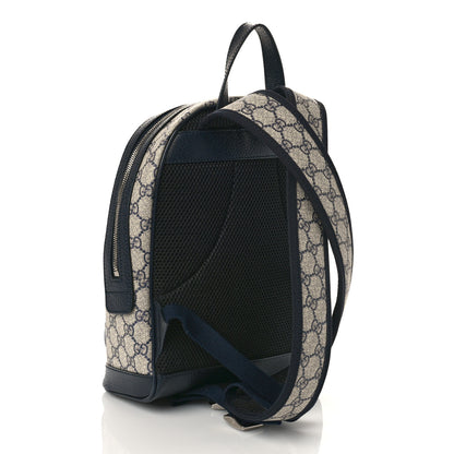 Gucci GG Supreme Monogram Textured Dollar Calfskin Web Small Ophidia Day Backpack Beige Blue Black 2 of 8
