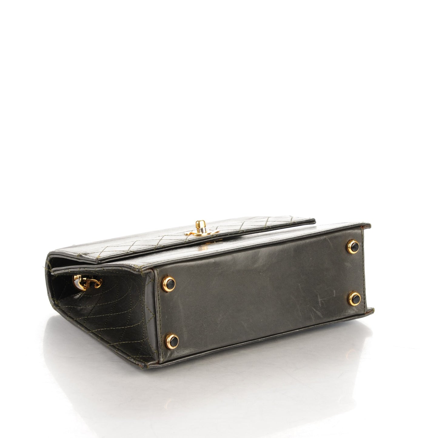 Lambskin Small Single Flap Black