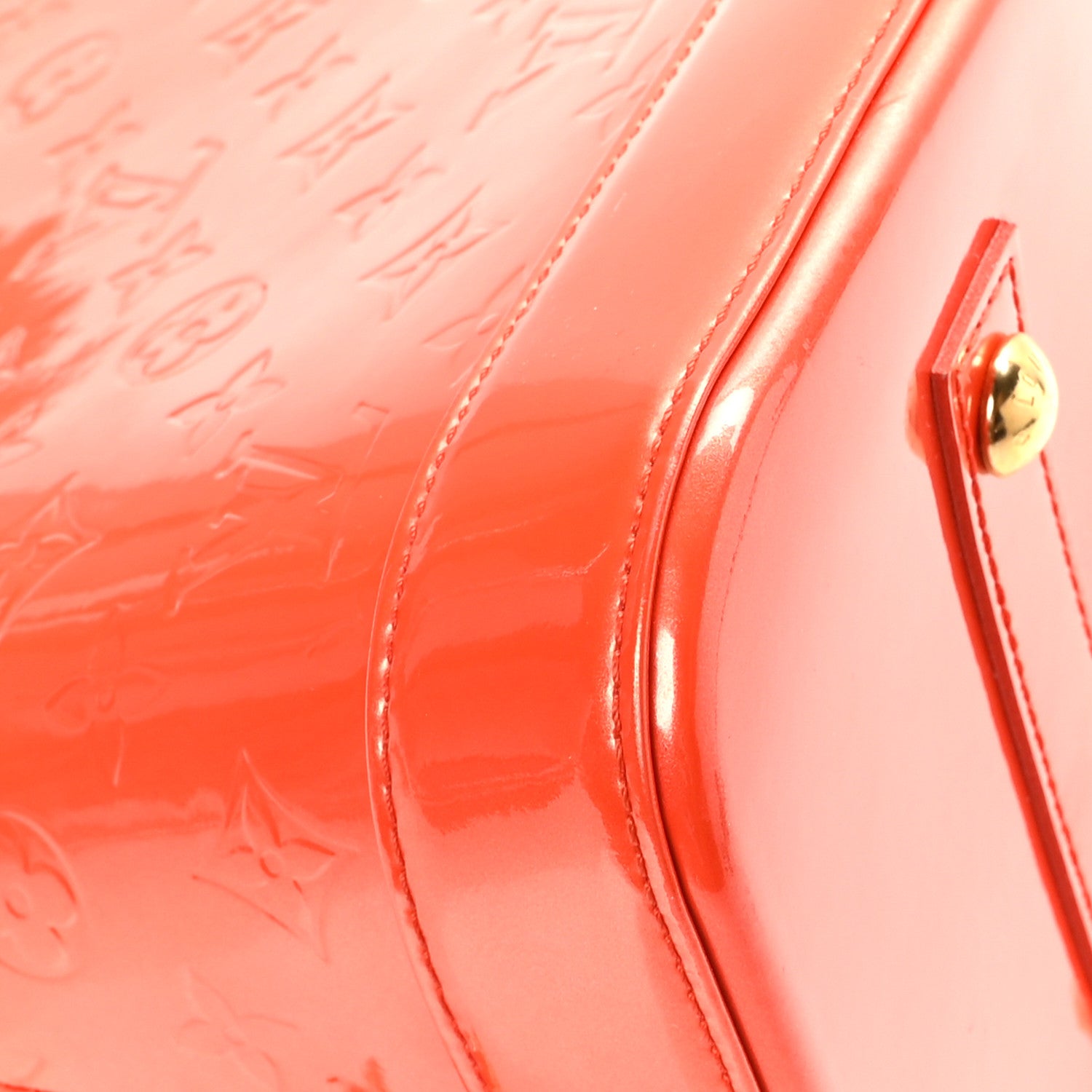 Louis Vuitton Vernis Alma GM Orange Sunset 9 of 10