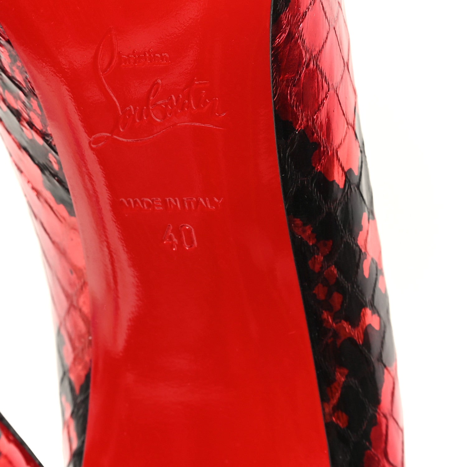 Christian Louboutin Ayers Metalgloss Pigalle Follies 100 Pumps 40 Loubi 7 of 8