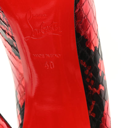 Christian Louboutin Ayers Metalgloss Pigalle Follies 100 Pumps 40 Loubi 7 of 8