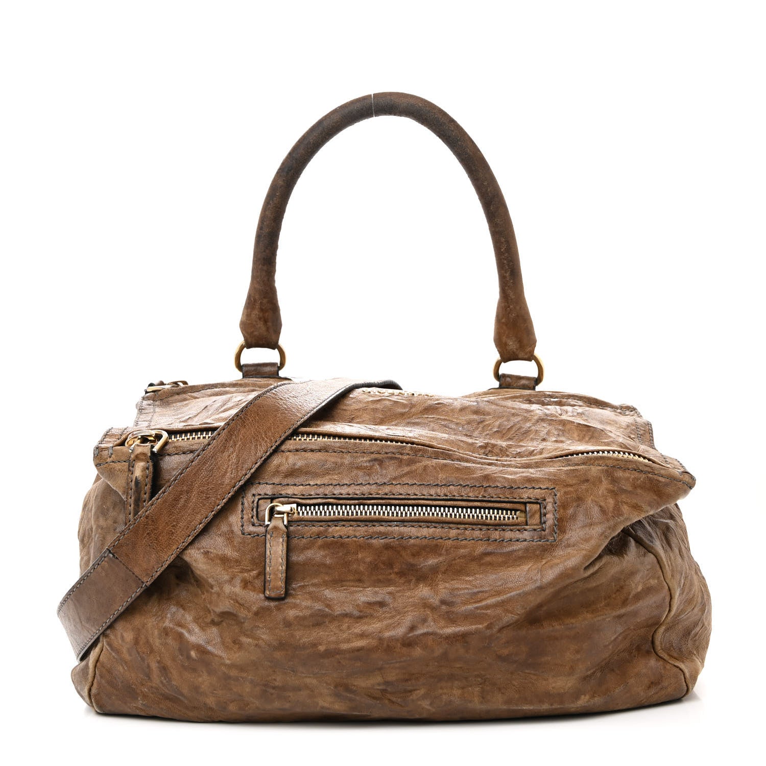 Givenchy Tumbled Sheepskin Medium Pandora Charcoal 1 of 14
